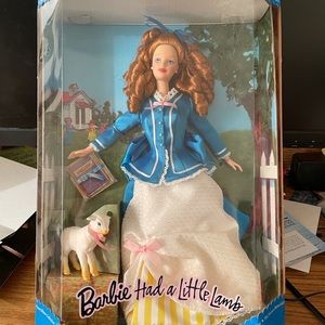 NIB Barbie Had A Little Lamb collected from 1998 very cute! Great Easter gift